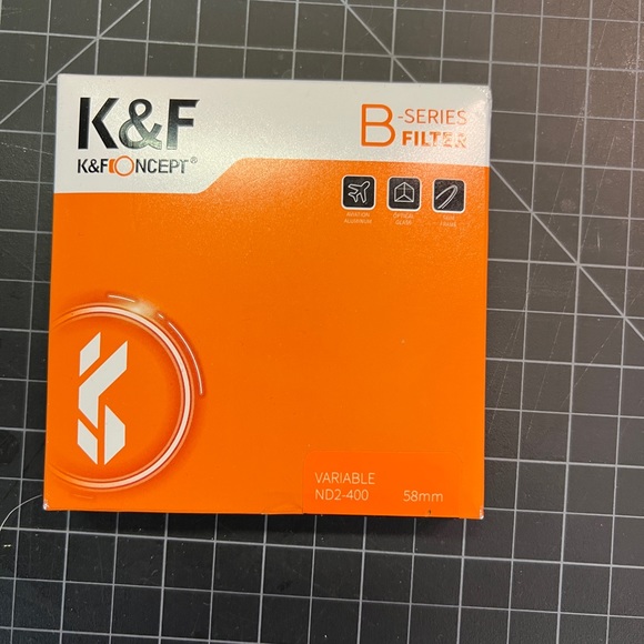 NIB K & F concept variable fader 58mm ND (neutral density) filter - Picture 1 of 6